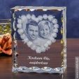 Kryształowa statuetka na prezent na 50 rocznicę ślubu rodziców