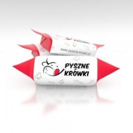 Pyszne-Krówki - cukierki z logo firmy