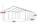 6x10m namiot magazynowy przemysłowy handlowy garażowy 60 m 2