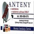MONTAŻ ANTEN (satelitarne, naziemne DVB-T, internet)
