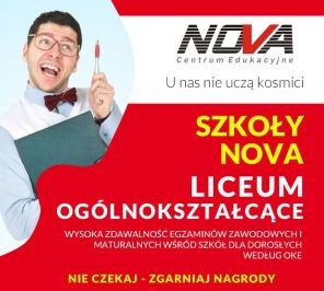 Szkoła policealna Lublin LICEUM DLA DOROSŁYCH NOVA