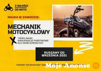 Mechanik motocyklowy - nauka w rok !!