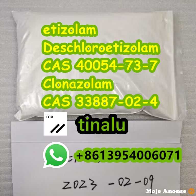 Flubrotizolam CAS 57801-95-3 Flubromazepam CAS 2647-50-9 etizolam